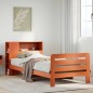 vidaXL Letto senza Materasso Marrone Cera 100x200 cm in Legno di Pino vidaXL Letto senza Materasso Marrone Cera 100x200 cm in Legno di Pino
