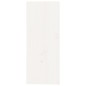 Portabottiglie Bianco 62x25x62 cm in Legno Massello di Pino