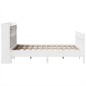 vidaXL Giroletto senza Materasso Bianco 160x200 cm Legno Massello Pino vidaXL Giroletto senza Materasso Bianco 160x200 cm Legno Massello Pino
