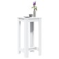vidaXL Tavolo da Bar Bianco 51x50x103,5 cm in Truciolato vidaXL Tavolo da Bar Bianco 51x50x103,5 cm in Truciolato
