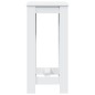 vidaXL Tavolo da Bar Bianco 51x50x103,5 cm in Truciolato vidaXL Tavolo da Bar Bianco 51x50x103,5 cm in Truciolato