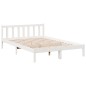vidaXL Letto Extra Lungo senza Materasso Bianco 140x220 cm in Pino vidaXL Letto Extra Lungo senza Materasso Bianco 140x220 cm in Pino