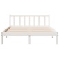 vidaXL Letto Extra Lungo senza Materasso Bianco 140x220 cm in Pino vidaXL Letto Extra Lungo senza Materasso Bianco 140x220 cm in Pino