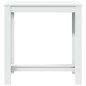 vidaXL Tavolo da Bar Bianco 102x50x103,5 cm in Legno Multistrato vidaXL Tavolo da Bar Bianco 102x50x103,5 cm in Legno Multistrato