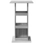 vidaXL Tavolo Bar Portaoggetti Grigio Sonoma 60x60x102 cm Multistrato vidaXL Tavolo Bar Portaoggetti Grigio Sonoma 60x60x102 cm Multistrato