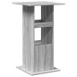 vidaXL Tavolo Bar Portaoggetti Grigio Sonoma 60x60x102 cm Multistrato vidaXL Tavolo Bar Portaoggetti Grigio Sonoma 60x60x102 cm Multistrato