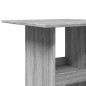 vidaXL Tavolo Bar Portaoggetti Grigio Sonoma 60x60x102 cm Multistrato vidaXL Tavolo Bar Portaoggetti Grigio Sonoma 60x60x102 cm Multistrato