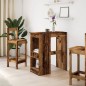 vidaXL Tavolo Bar con Rastrelliera Antico 90x47,5x103,5 cm Multistrato vidaXL Tavolo Bar con Rastrelliera Antico 90x47,5x103,5 cm Multistrato