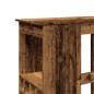 vidaXL Tavolo Bar con Rastrelliera Antico 90x47,5x103,5 cm Multistrato vidaXL Tavolo Bar con Rastrelliera Antico 90x47,5x103,5 cm Multistrato