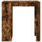 vidaXL Tavolo Bar con Rastrelliera Rovere 102x50x103,5 cm Multistrato vidaXL Tavolo Bar con Rastrelliera Rovere 102x50x103,5 cm Multistrato