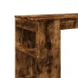vidaXL Tavolo Bar con Rastrelliera Rovere 102x50x103,5 cm Multistrato vidaXL Tavolo Bar con Rastrelliera Rovere 102x50x103,5 cm Multistrato