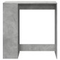 vidaXL Tavolo Bar con Rastrelliera Grigio 101x40x103,5 cm Multistrato vidaXL Tavolo Bar con Rastrelliera Grigio 101x40x103,5 cm Multistrato