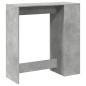 vidaXL Tavolo Bar con Rastrelliera Grigio 101x40x103,5 cm Multistrato vidaXL Tavolo Bar con Rastrelliera Grigio 101x40x103,5 cm Multistrato