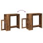 vidaXL Tavolo Bar con Rastrelliera Antico 101x40x103,5 cm Multistrato vidaXL Tavolo Bar con Rastrelliera Antico 101x40x103,5 cm Multistrato