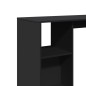 vidaXL Tavolo Bar con Ripiano Nero 124x46x103,5 cm Legno Multistrato vidaXL Tavolo Bar con Ripiano Nero 124x46x103,5 cm Legno Multistrato