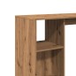 vidaXL Tavolo Bar con Ripiano Rovere 124x46x103,5 cm Multistrato vidaXL Tavolo Bar con Ripiano Rovere 124x46x103,5 cm Multistrato
