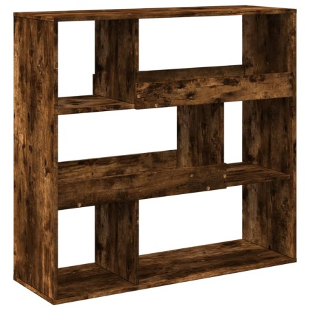 vidaXL Libreria/Divisorio Rovere Fumo 100x33x94,5 cm