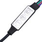 vidaXL Scrivania con Luci LED Bianca 152x152x91 cm in Truciolato