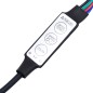 vidaXL Scrivania con Luci LED Grigio Sonoma 152x152x91cm in Truciolato