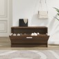 Scarpiera Rovere Marrone 80x24x45 cm in Legno Multistrato Scarpiera Rovere Marrone 80x24x45 cm in Legno Multistrato