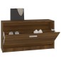 Scarpiera Rovere Marrone 80x24x45 cm in Legno Multistrato Scarpiera Rovere Marrone 80x24x45 cm in Legno Multistrato