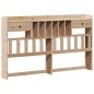vidaXL Letto Libreria senza Materasso 180x200 cm in Legno di Pino vidaXL Letto Libreria senza Materasso 180x200 cm in Legno di Pino