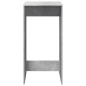 vidaXL Tavolo da Bar Grigio Cemento 51x50x103,5cm in Legno Multistrato vidaXL Tavolo da Bar Grigio Cemento 51x50x103,5cm in Legno Multistrato