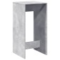 vidaXL Tavolo da Bar Grigio Cemento 51x50x103,5cm in Legno Multistrato vidaXL Tavolo da Bar Grigio Cemento 51x50x103,5cm in Legno Multistrato