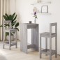 vidaXL Tavolo da Bar Grigio Sonoma 51x50x103,5 cm in Legno Multistrato vidaXL Tavolo da Bar Grigio Sonoma 51x50x103,5 cm in Legno Multistrato