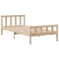 vidaXL Letto Libreria senza Materasso 100x200 cm in Legno di Pino vidaXL Letto Libreria senza Materasso 100x200 cm in Legno di Pino