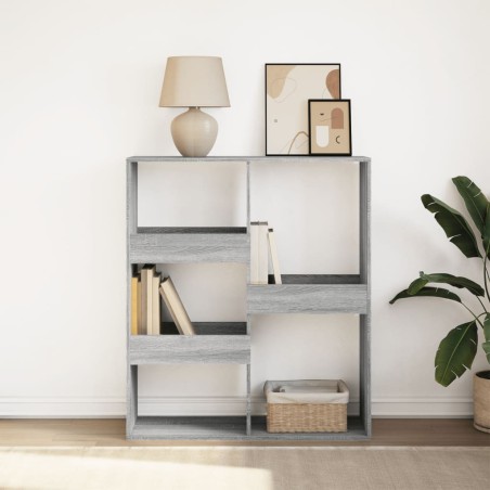 vidaXL Libreria/Divisorio Grigio Sonoma 100x33x115 cm