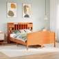 vidaXL Letto Libreria senza Materasso Marrone Cera 160x200 cm in Pino vidaXL Letto Libreria senza Materasso Marrone Cera 160x200 cm in Pino