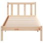 vidaXL Letto Extra Lungo senza Materasso 80x220 cm in Legno di Pino vidaXL Letto Extra Lungo senza Materasso 80x220 cm in Legno di Pino
