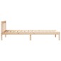 vidaXL Letto Extra Lungo senza Materasso 80x220 cm in Legno di Pino vidaXL Letto Extra Lungo senza Materasso 80x220 cm in Legno di Pino
