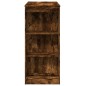 vidaXL Tavolo Bar con Rastrelliera Rovere 95x47x103,5 cm Multistrato vidaXL Tavolo Bar con Rastrelliera Rovere 95x47x103,5 cm Multistrato