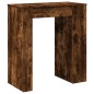 vidaXL Tavolo Bar con Rastrelliera Rovere 95x47x103,5 cm Multistrato vidaXL Tavolo Bar con Rastrelliera Rovere 95x47x103,5 cm Multistrato