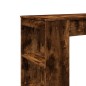vidaXL Tavolo Bar con Rastrelliera Rovere 95x47x103,5 cm Multistrato vidaXL Tavolo Bar con Rastrelliera Rovere 95x47x103,5 cm Multistrato