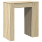 vidaXL Tavolo Bar con Rastrelliera Sonoma 95x47x103,5 cm Multistrato vidaXL Tavolo Bar con Rastrelliera Sonoma 95x47x103,5 cm Multistrato