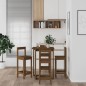 Set da Bar 5 pz Miele in Legno Massello di Pino Set da Bar 5 pz Miele in Legno Massello di Pino