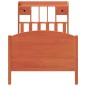 vidaXL Letto Libreria senza Materasso Marrone Cera 90x190 cm in Pino vidaXL Letto Libreria senza Materasso Marrone Cera 90x190 cm in Pino