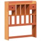 vidaXL Letto Libreria senza Materasso Marrone Cera 90x190 cm in Pino vidaXL Letto Libreria senza Materasso Marrone Cera 90x190 cm in Pino