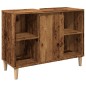vidaXL Mobile da Bagno Legno Antico 80x33x60 cm in Legno Multistrato vidaXL Mobile da Bagno Legno Antico 80x33x60 cm in Legno Multistrato