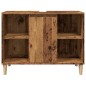 vidaXL Mobile da Bagno Legno Antico 80x33x60 cm in Legno Multistrato vidaXL Mobile da Bagno Legno Antico 80x33x60 cm in Legno Multistrato