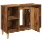 vidaXL Mobile da Bagno Legno Antico 80x33x60 cm in Legno Multistrato vidaXL Mobile da Bagno Legno Antico 80x33x60 cm in Legno Multistrato