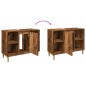 vidaXL Mobile da Bagno Legno Antico 80x33x60 cm in Legno Multistrato vidaXL Mobile da Bagno Legno Antico 80x33x60 cm in Legno Multistrato