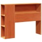 vidaXL Letto Libreria senza Materasso Marrone Cera 75x190 cm in Pino vidaXL Letto Libreria senza Materasso Marrone Cera 75x190 cm in Pino