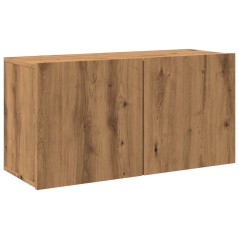 vidaXL Mobile TV a Parete Rovere Artigianale 80x30x41 cm