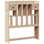 vidaXL Letto Libreria senza Materasso 90x190 cm Legno Massello Pino vidaXL Letto Libreria senza Materasso 90x190 cm Legno Massello Pino