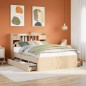 vidaXL Letto Libreria senza Materasso 140x200 cm in Legno di Pino vidaXL Letto Libreria senza Materasso 140x200 cm in Legno di Pino