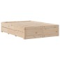 vidaXL Letto Libreria senza Materasso 140x200 cm in Legno di Pino vidaXL Letto Libreria senza Materasso 140x200 cm in Legno di Pino